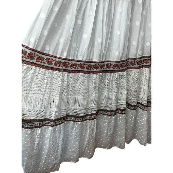 Anthropologie x Cecilia Prado Lori Tiered Maxi Skirt Medium new boho Gypsy - Picture 4 of 9
